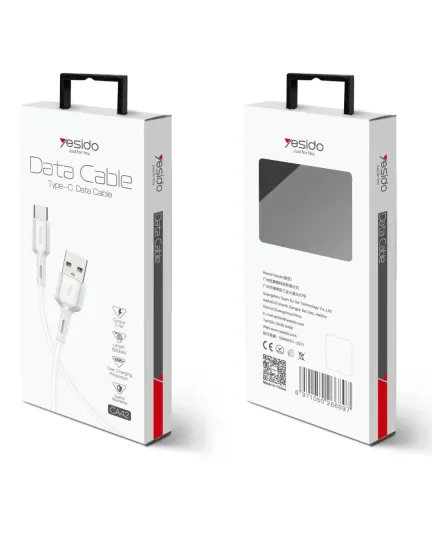 Кабел за телефон Yesido CA42C (USB-A към USB Type-C) 100 см