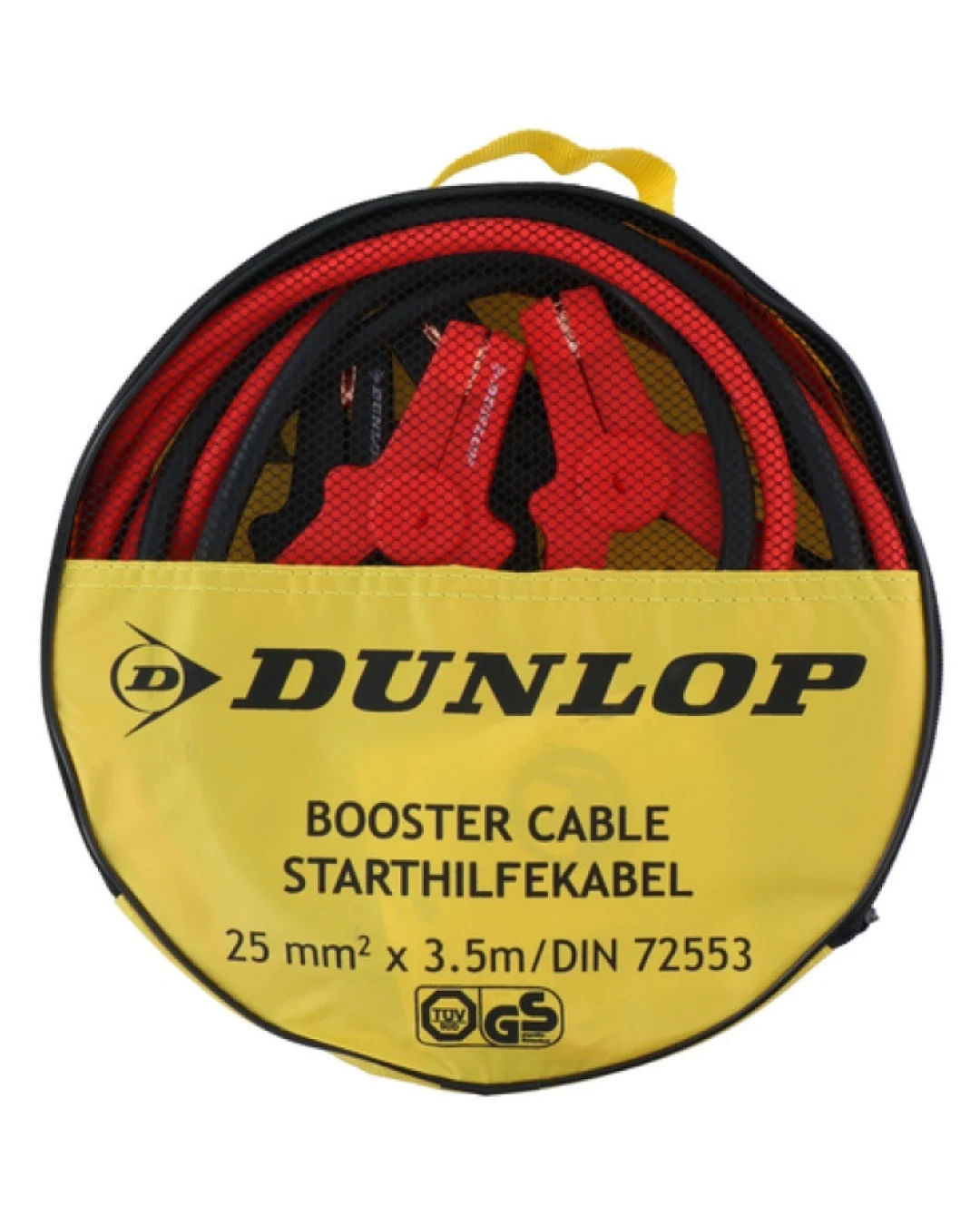 Кабели за подаване на ток към изтощен акумулатор за автомобил 25mm 350A 3.5m Dunlop