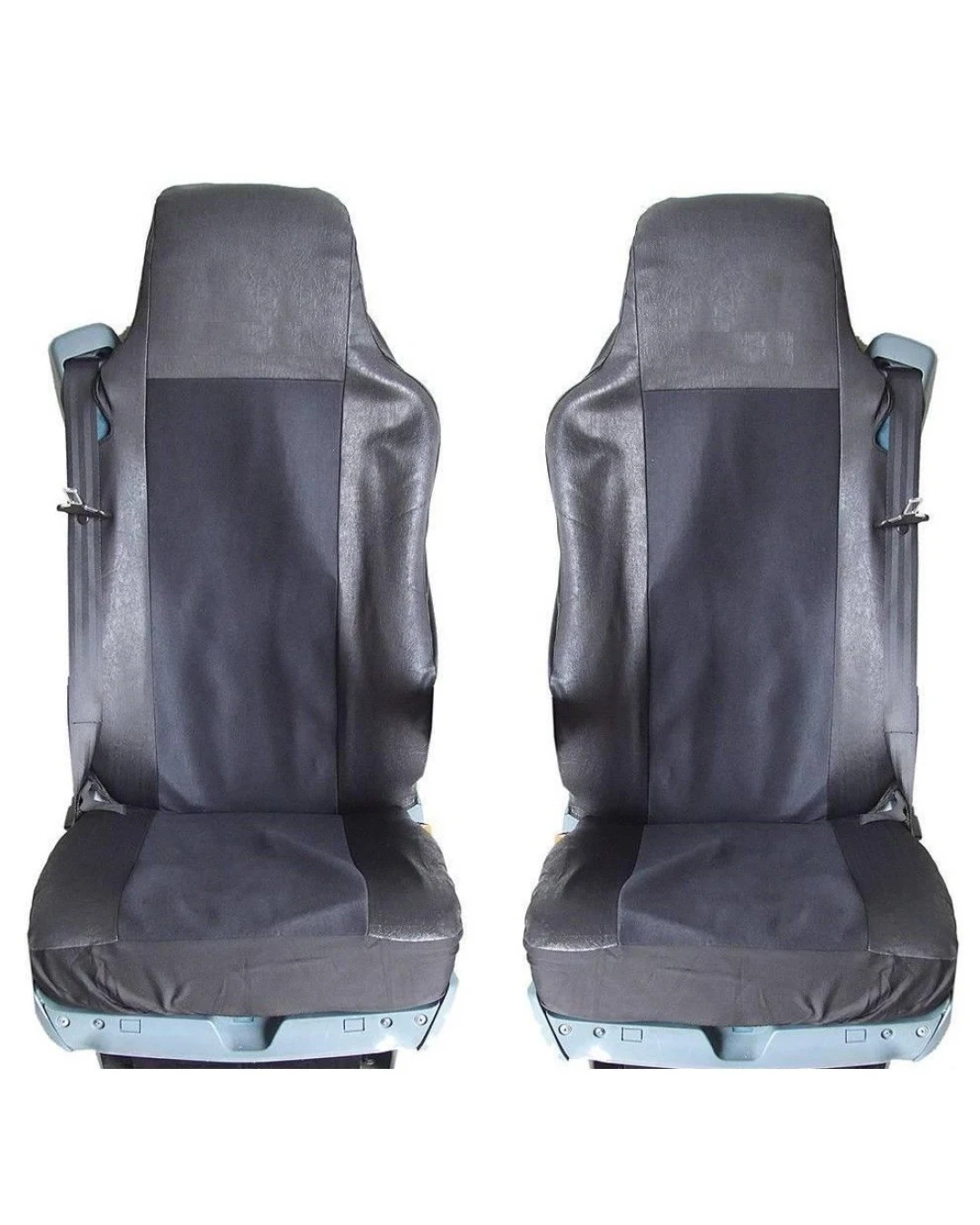 Калъф/тапицерия от плат и кожа за седалки за VOLVO FL,FE,FM16,FH16,FH12, Черни