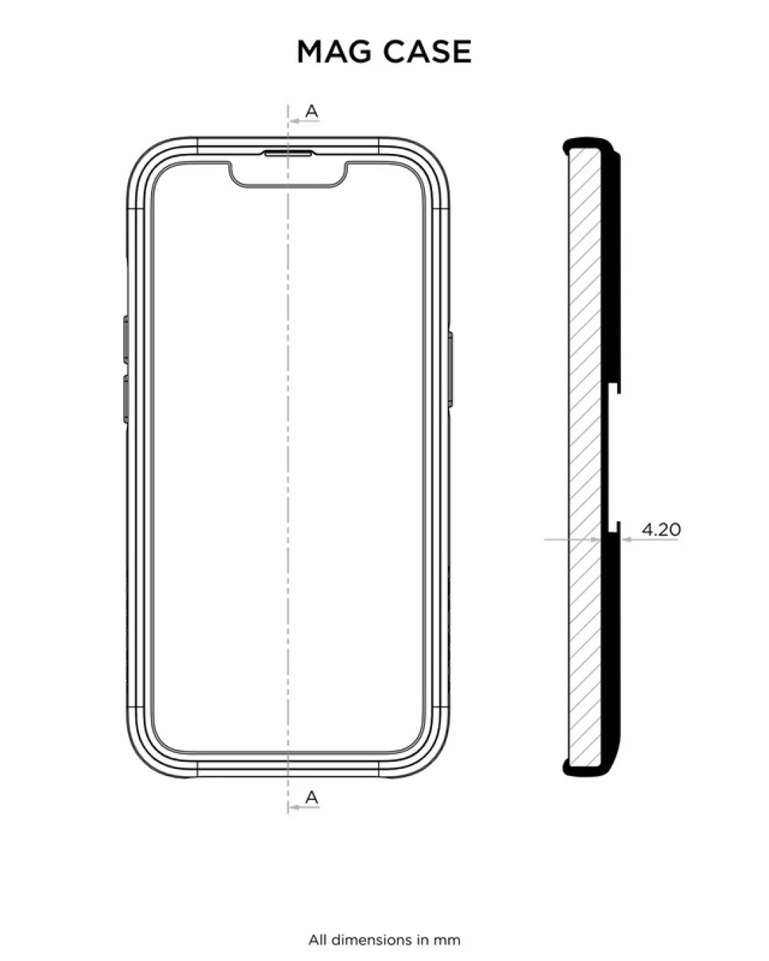 Калъф за телефон QUAD LOCK MAG iPhone 12 Mini