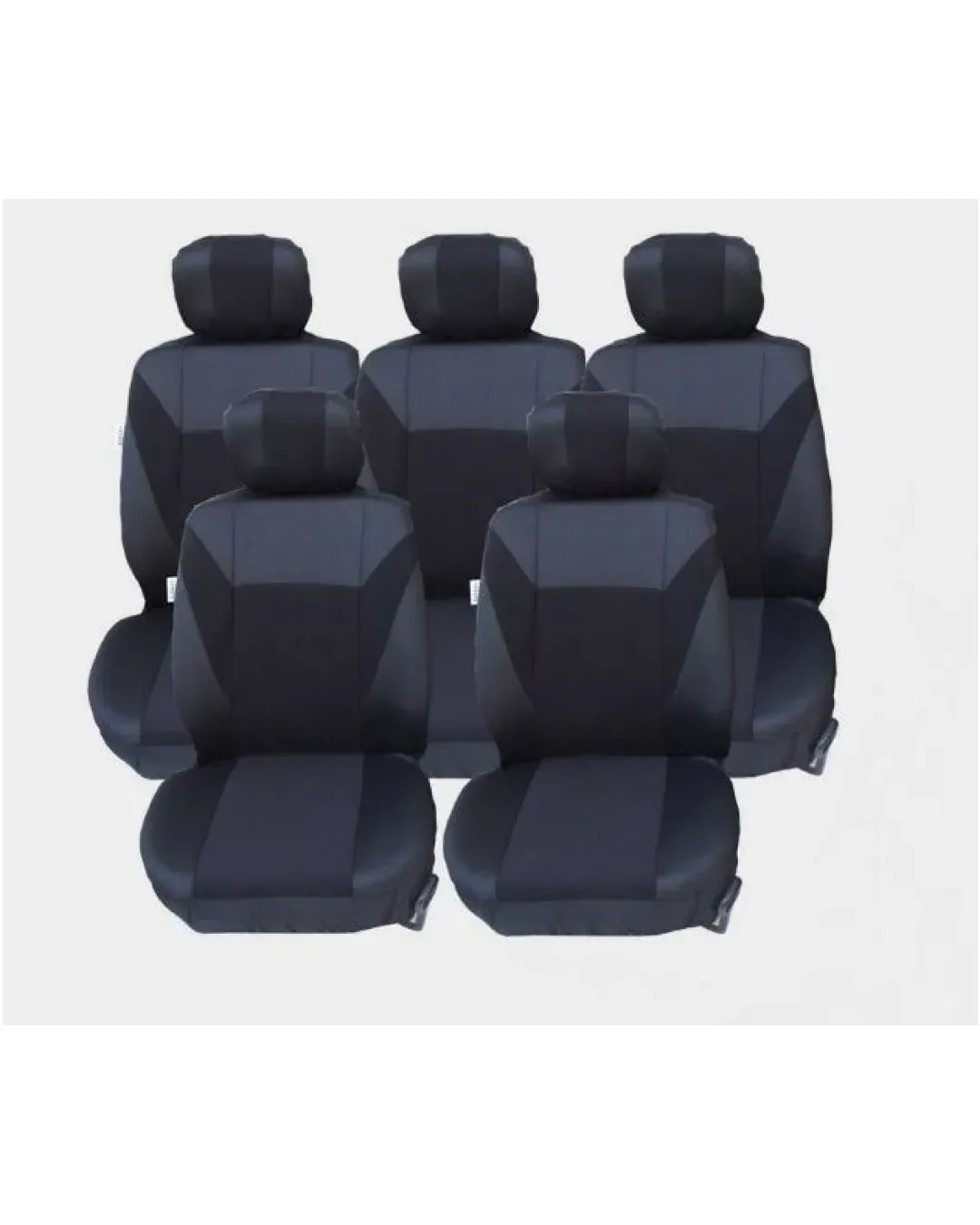 Калъфи тапицерия за Ford S-MAX C-MAX, VW Touran, Sharan, Toyota Corolla Verso, Черни