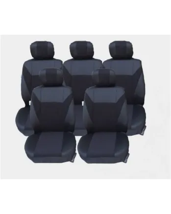Калъфи тапицерия за Ford S-MAX C-MAX, VW Touran, Sharan, Toyota Corolla Verso, Черни