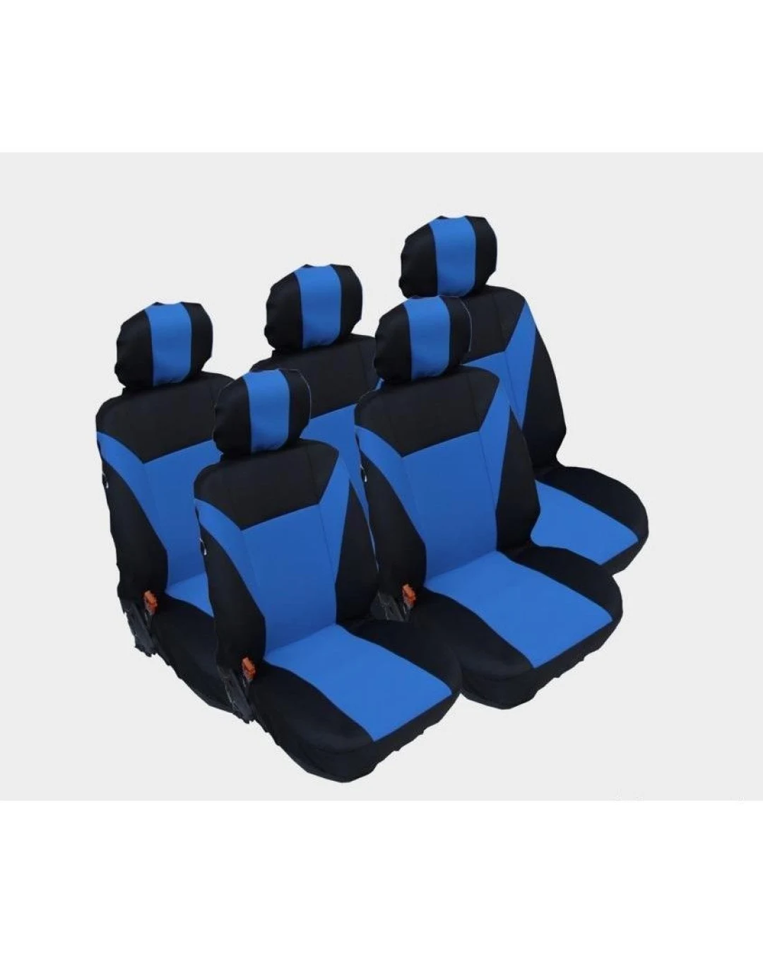 Калъфи тапицерия за Ford S-MAX C-MAX, VW Touran, Sharan, Toyota Corolla Verso, Син цвят