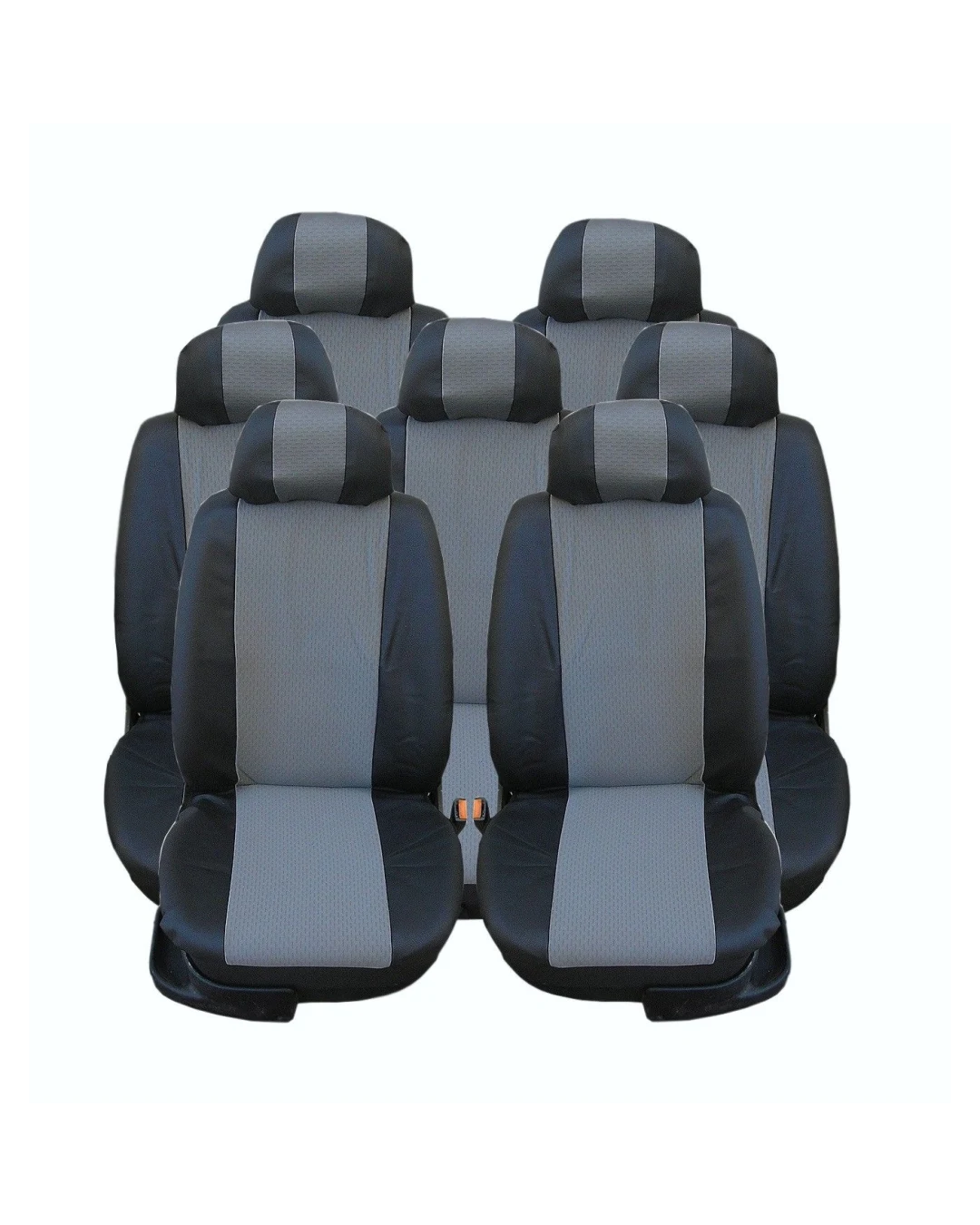 Калъфи тапицерия за VW Touran, Sharan, Ford Galaxy, Citroen C8, Peugeot 307SW, Citroen C4 Grand Picasso, Peugeot 806, 807, Черни