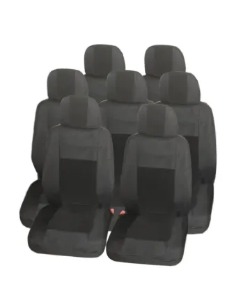 Калъфи тапицерия за VW Touran, Sharan, Ford Galaxy, Citroen C8, Peugeot 307SW, Citroen C4 Grand Picasso, Peugeot 806, 807, Lancia Phedra - Черни