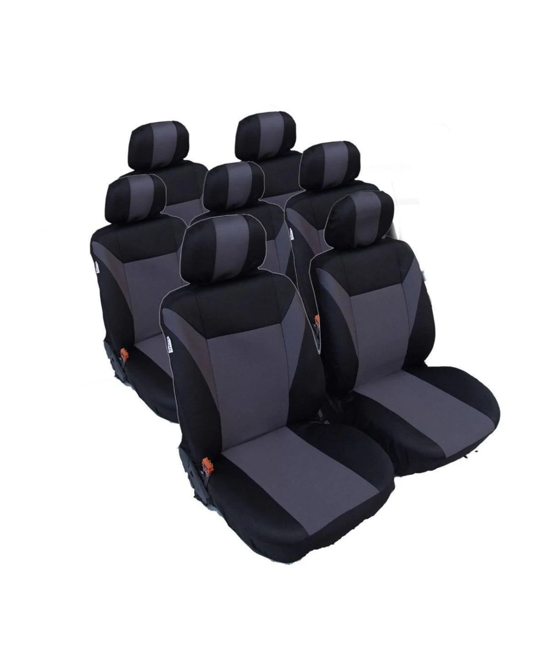 Калъфи тапицерия за VW Touran, Sharan, Ford Galaxy, Citroen C8, Peugeot 307SW, Citroen C4 Grand Picasso, Peugeot 806, 807, Сив