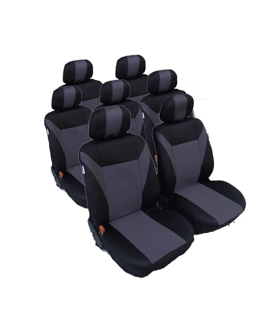 Калъфи тапицерия за VW Touran, Sharan, Ford Galaxy, Citroen C8, Peugeot 307SW, Citroen C4 Grand Picasso, Peugeot 806, 807, Сив