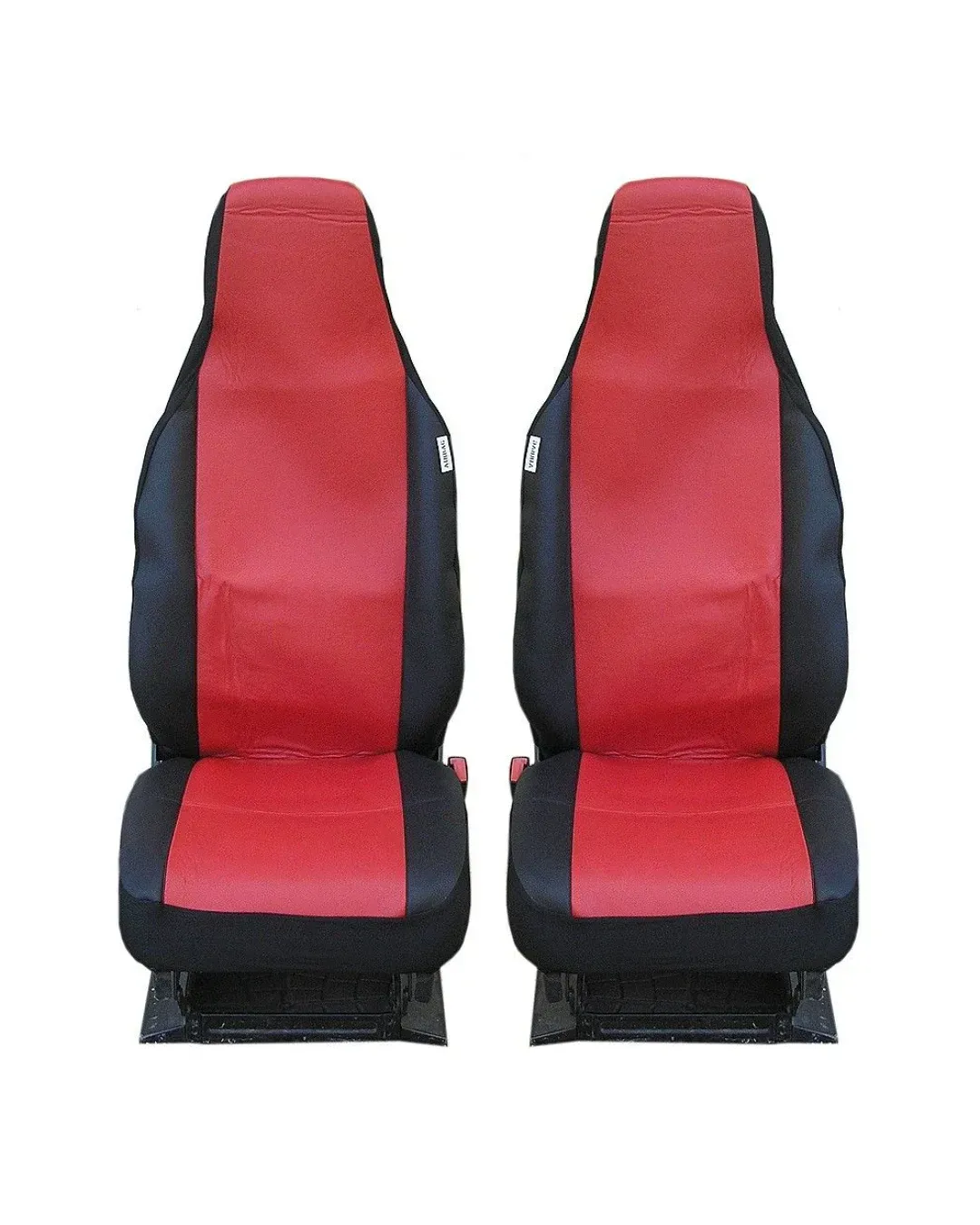 Калъфи за предни седалки Flexzon за Toyota Aygo, Citroen C1, Peugeot 107, Текстил, Червени