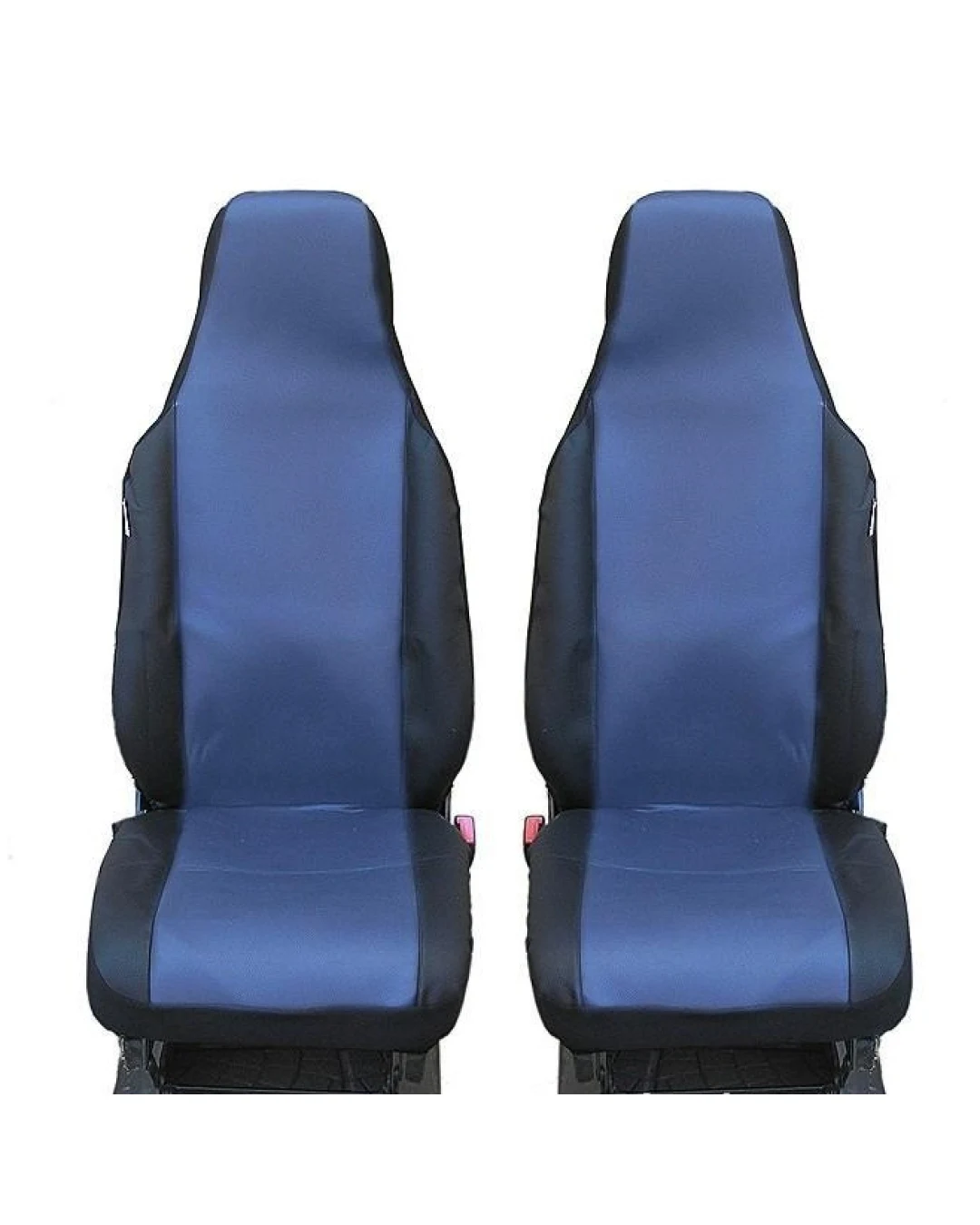 Калъфи за предни седалки за Toyota Aygo, Citroen C1, Peugeot 107, Текстил - Сини