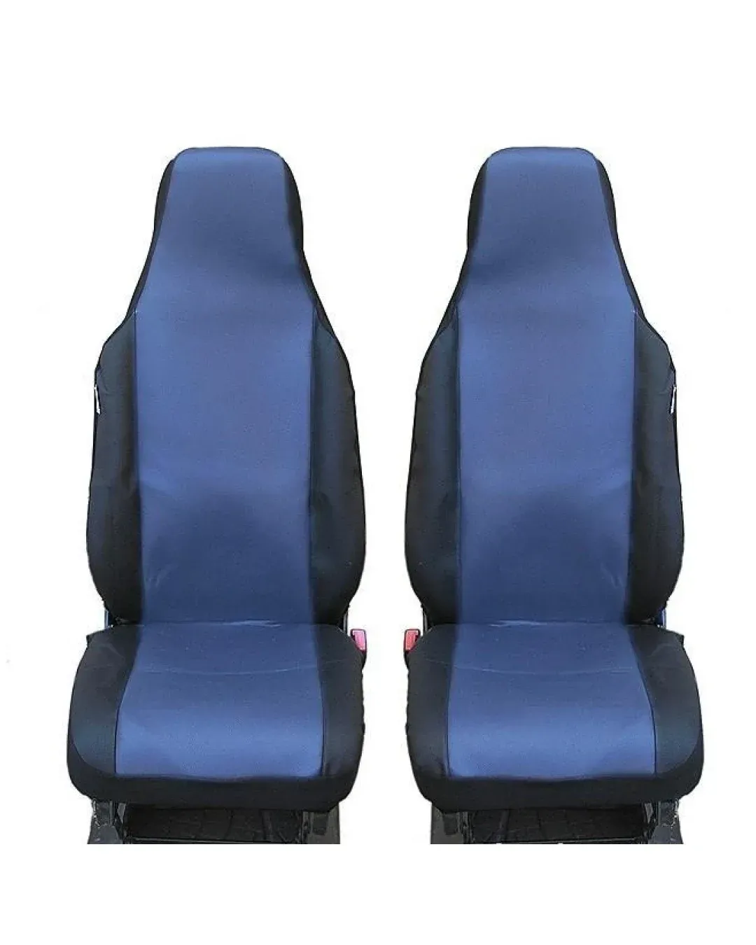 Калъфи за предни седалки за Toyota Aygo, Citroen C1, Peugeot 107, Текстил - Сини