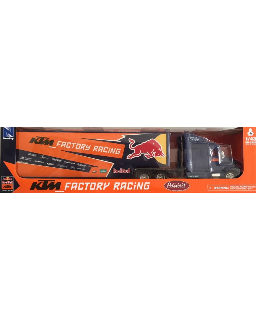 Камион играчка KTM Factory Racing Red Bull 1:43
