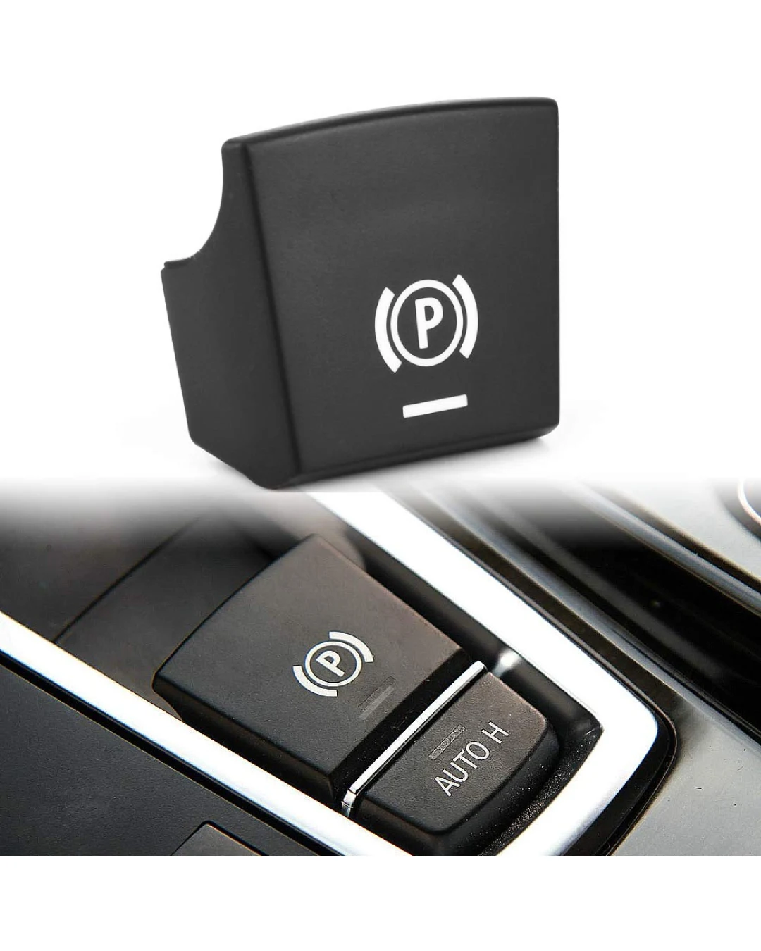 Капаче Бутон за електрическа ръчна спирачка (P Button) за BMW Серия 5,6,7,X3,X4 - F10/F11/F18/F06/F12/F13/F25/F26/F01