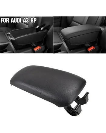 Капак за подлакътник за AUDI A3 8P 2003-2012г. с черно кожено покритие