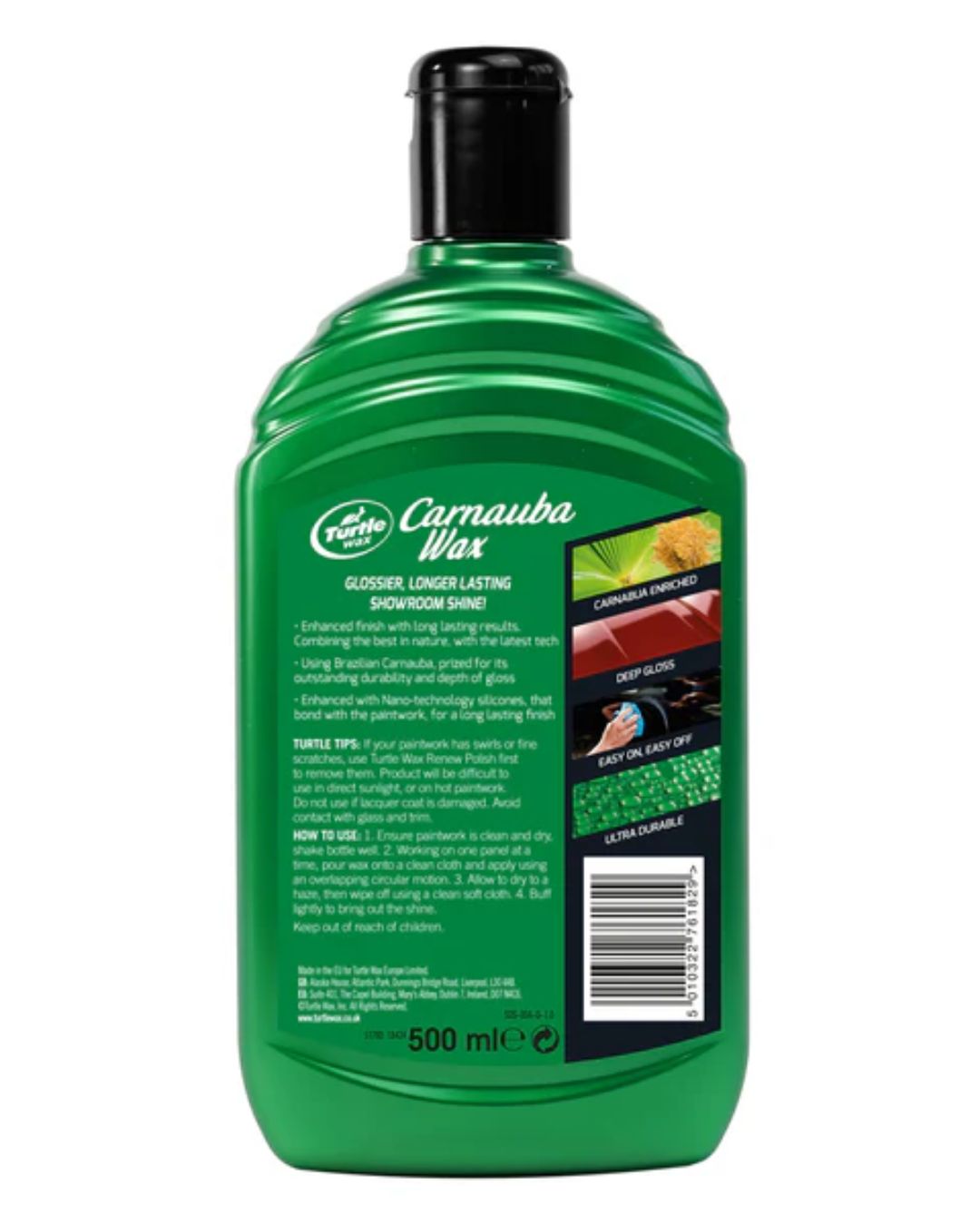 Карнауба автомобилна вакса Turtle Wax Carnauba Car Wax 500 мл