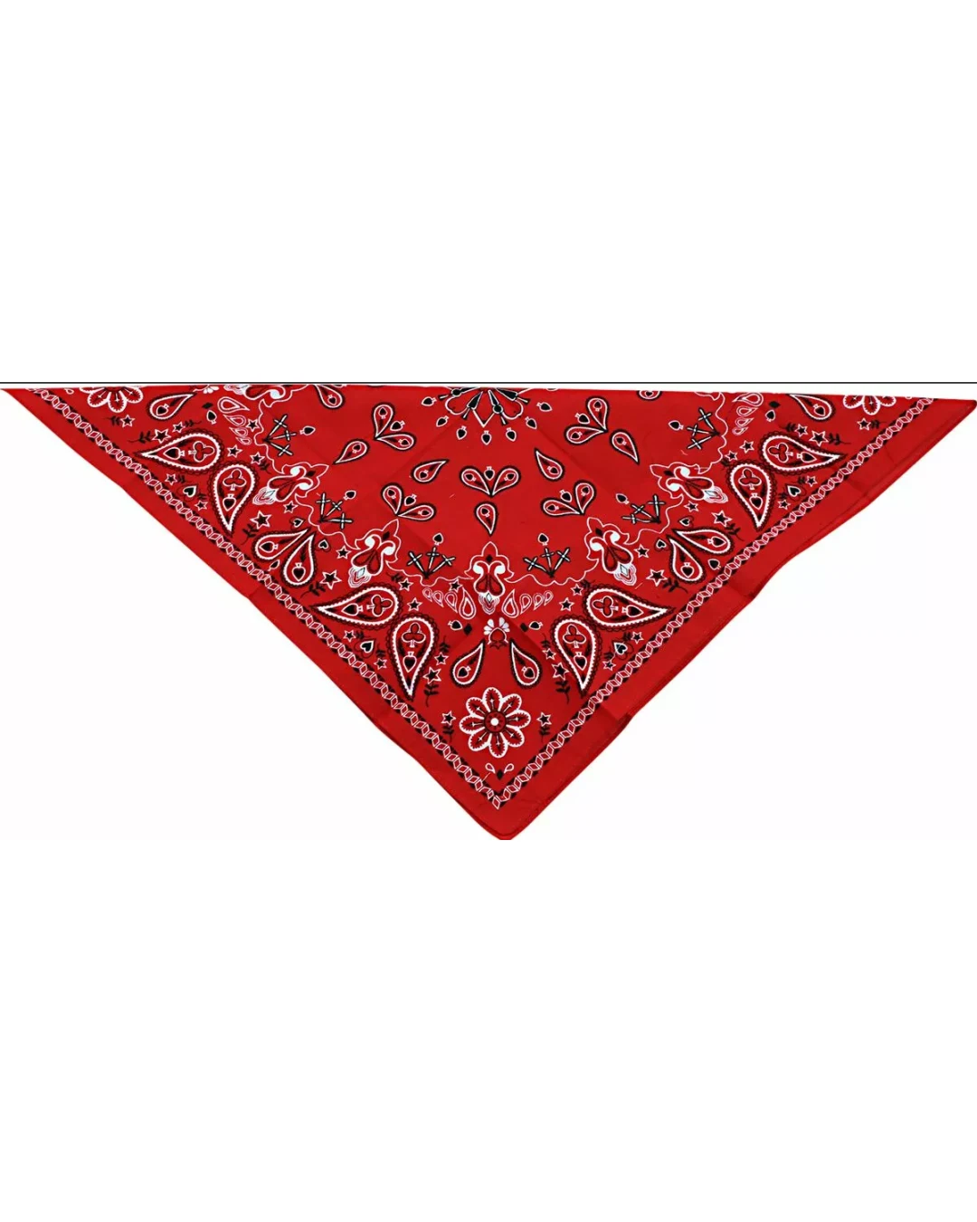 Кърпа за глава  COTTON RED PAISLY