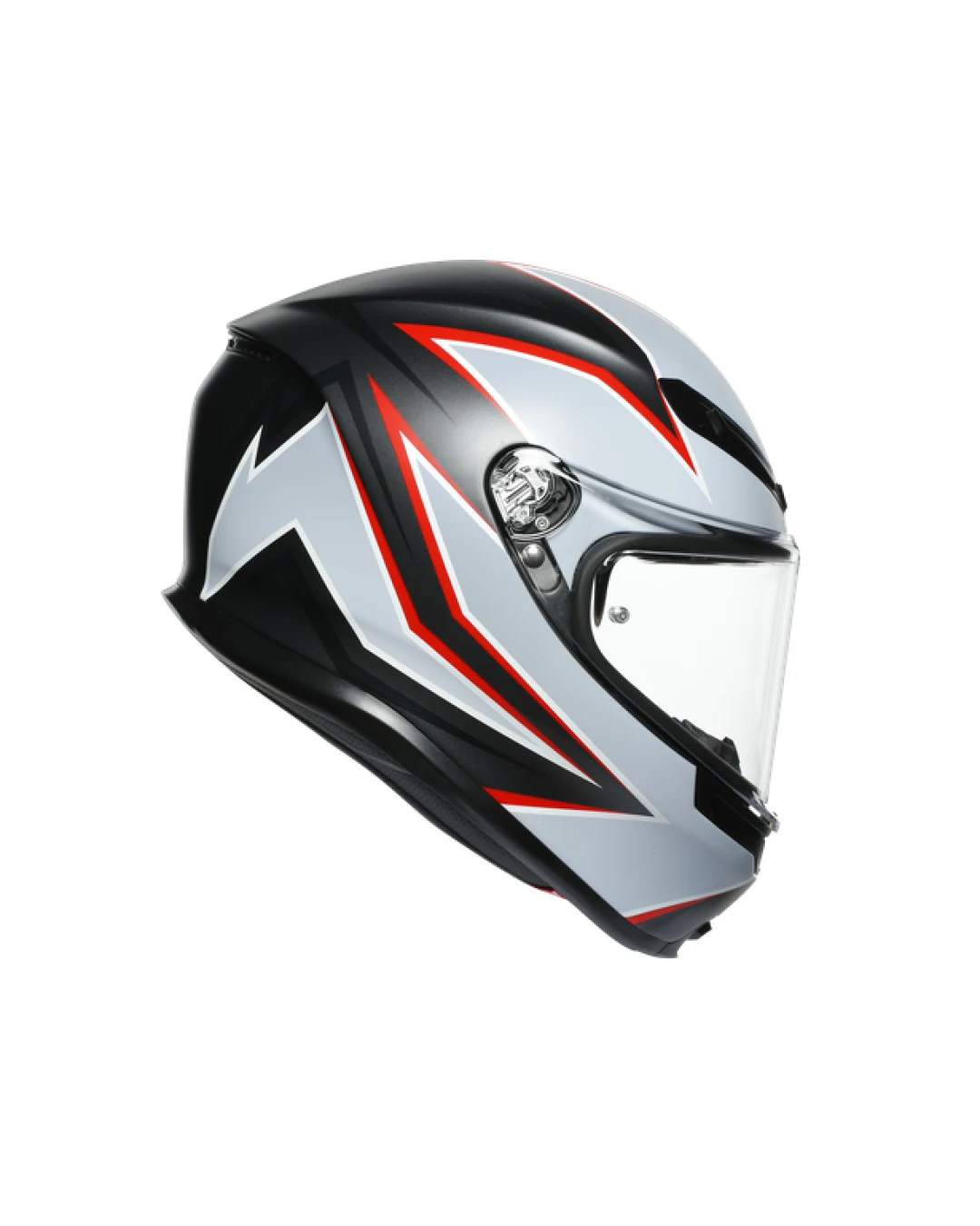 КАСКА AGV K-6 S FLASH MATT BLACK/GREY/RED