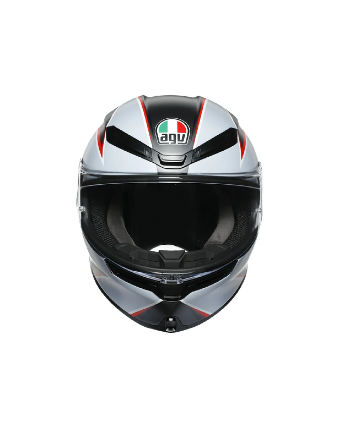 КАСКА AGV K-6 S FLASH MATT BLACK/GREY/RED