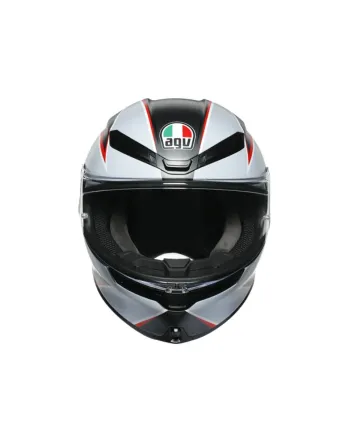 КАСКА AGV K-6 S FLASH MATT BLACK/GREY/RED