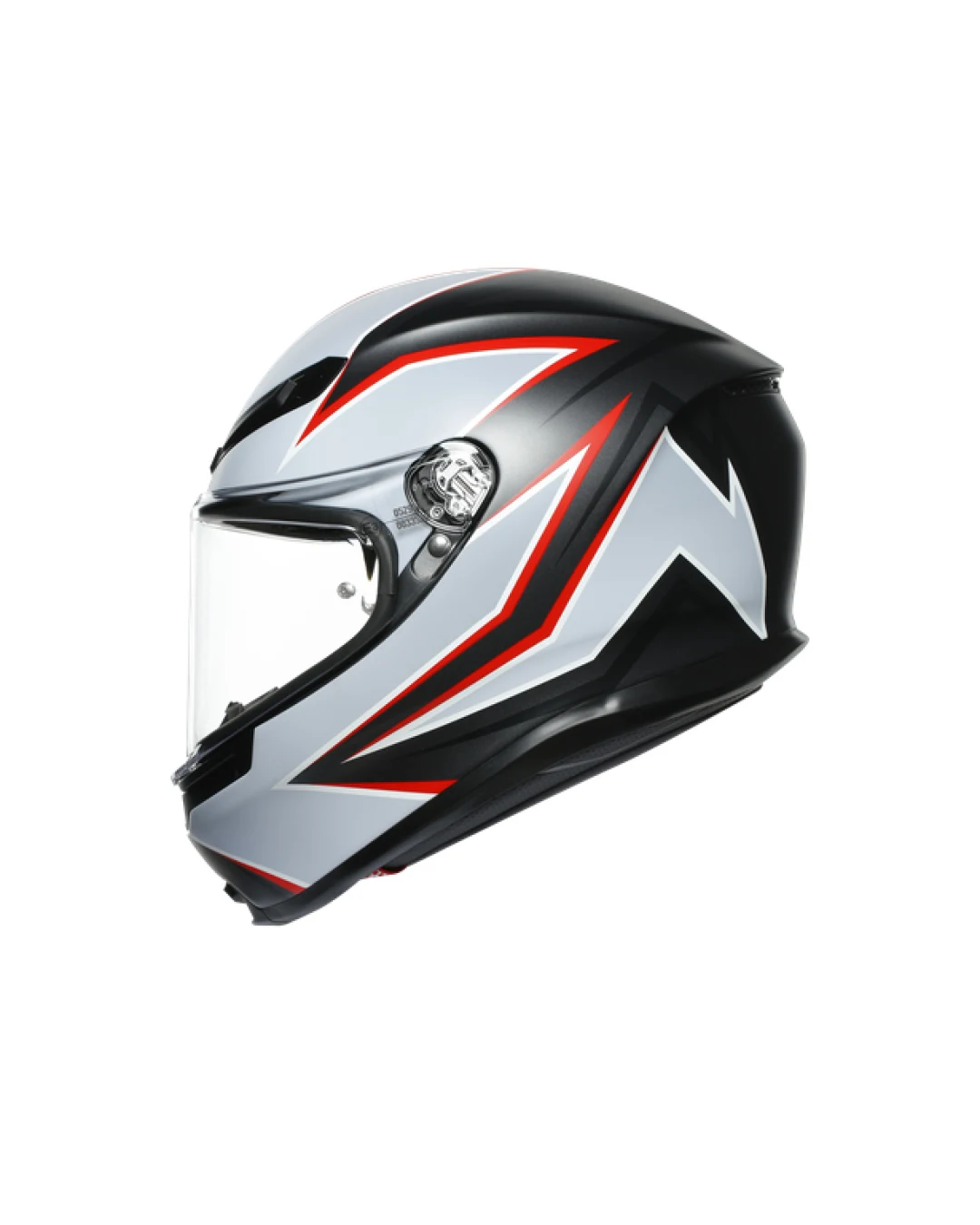 КАСКА AGV K-6 S FLASH MATT BLACK/GREY/RED