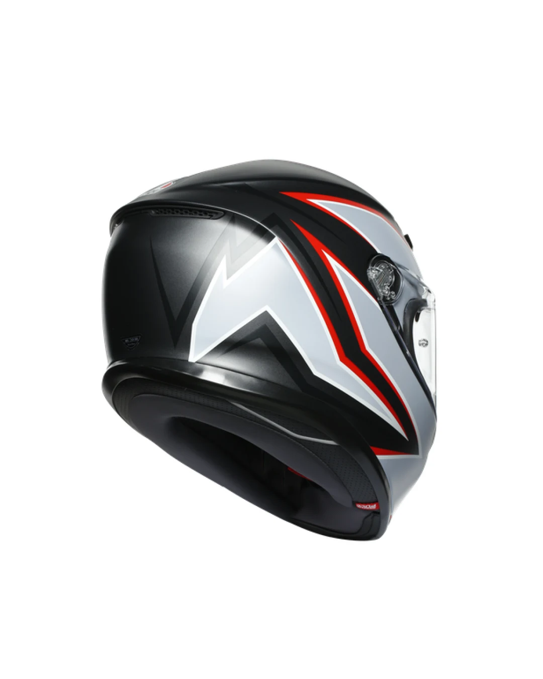 КАСКА AGV K-6 S FLASH MATT BLACK/GREY/RED