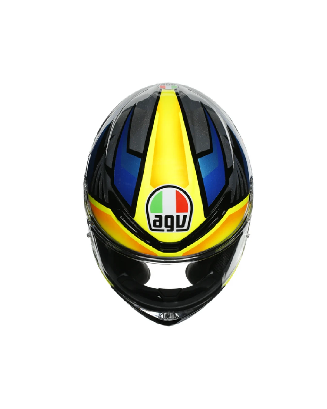 КАСКА AGV K-6 S JOAN BLACK/BLUE/YELLOW