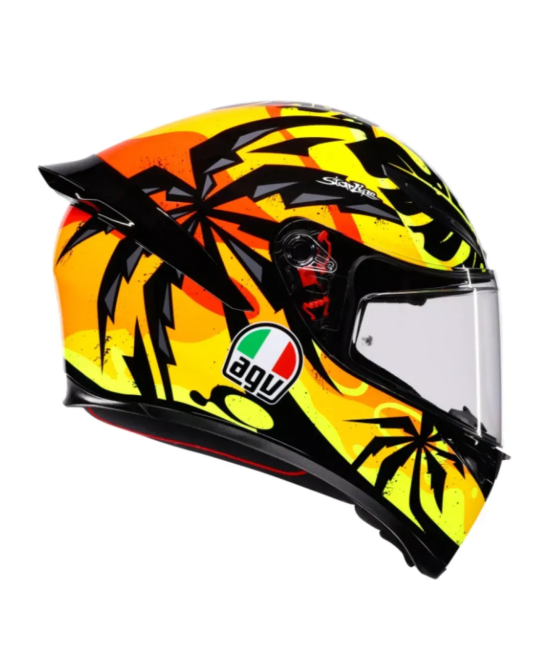Каска AGV K1 S E2206 TROPICRUSH BLACK/ORANGE