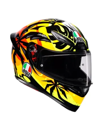 Каска AGV K1 S E2206 TROPICRUSH BLACK/ORANGE