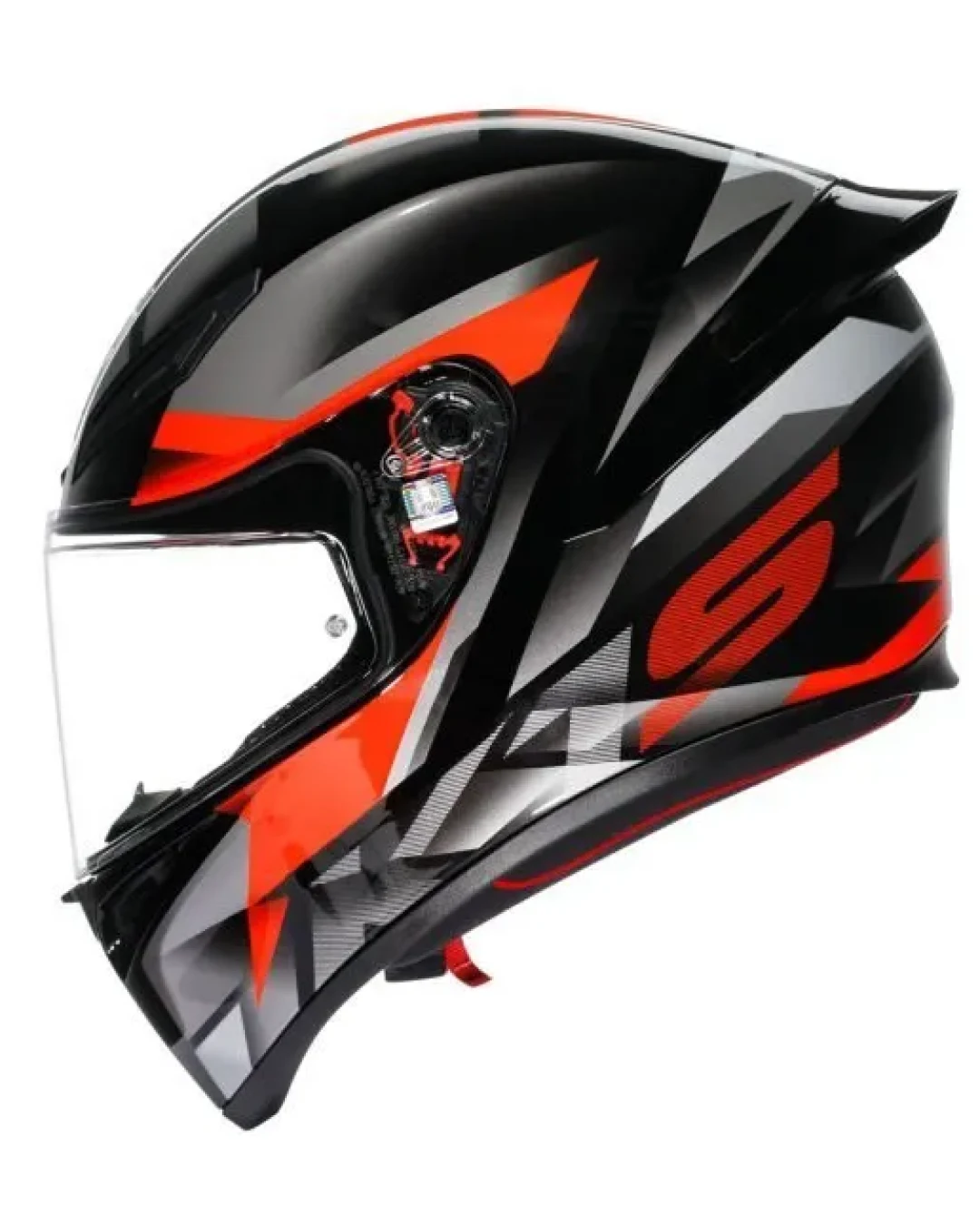 КАСКА AGV K1 S FASTLAP BLACK/GREY/RED