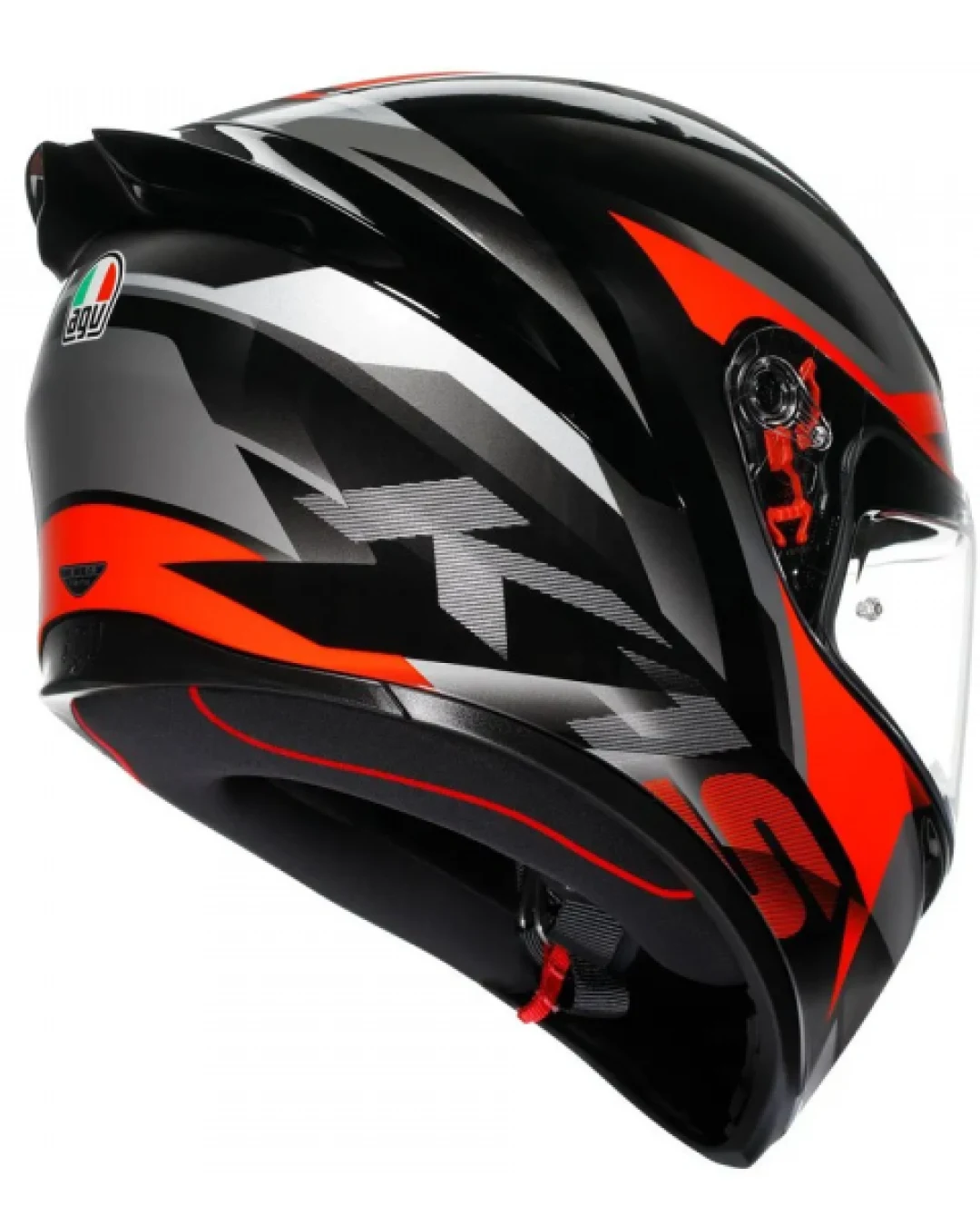 КАСКА AGV K1 S FASTLAP BLACK/GREY/RED