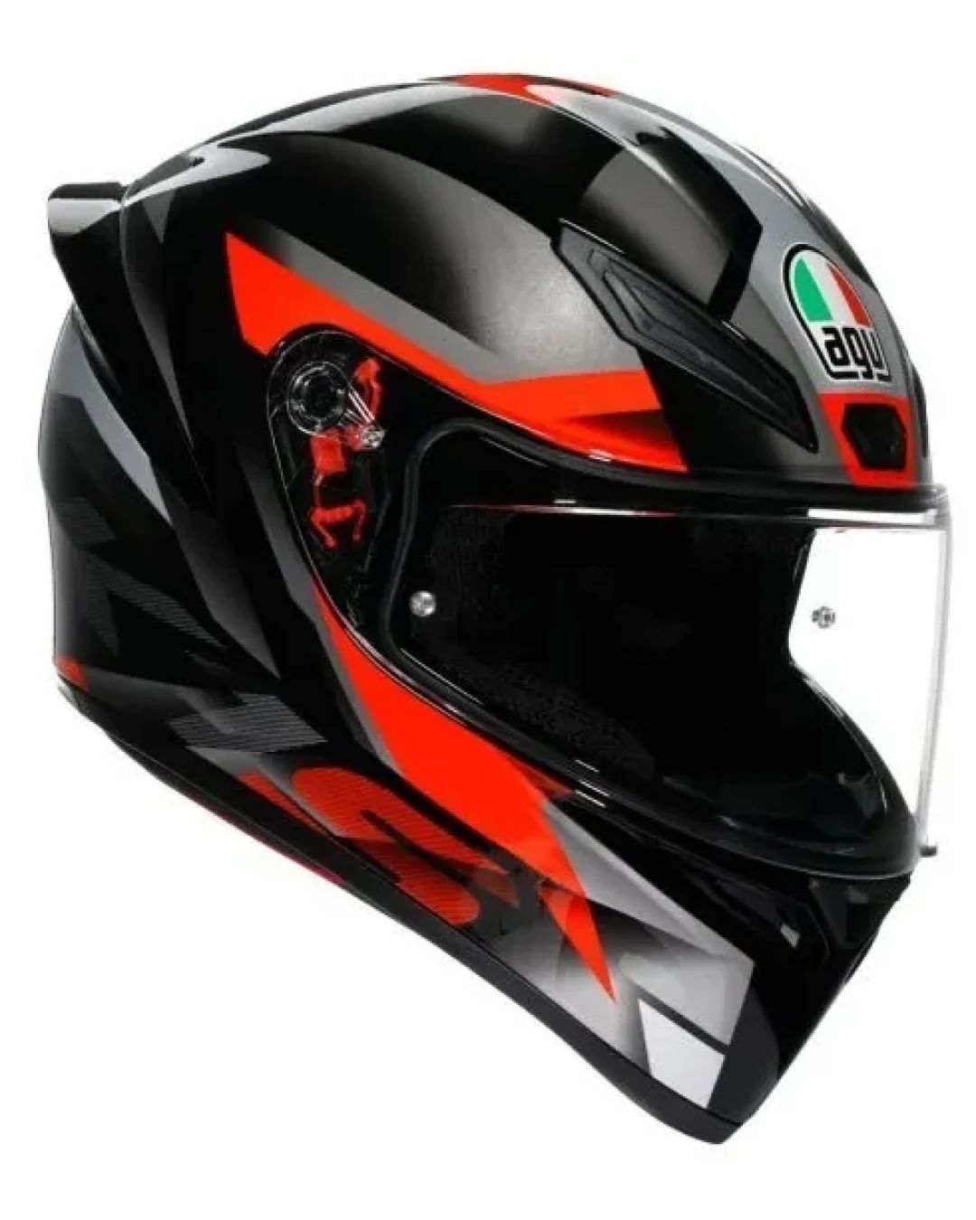 КАСКА AGV K1 S FASTLAP BLACK/GREY/RED