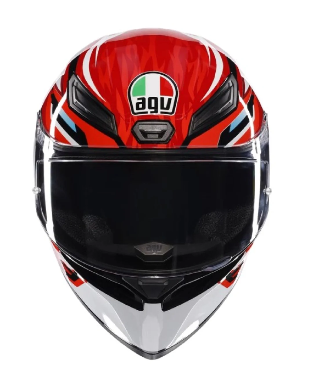 КАСКА AGV K1 S LION BLACK/RED/WHITE
