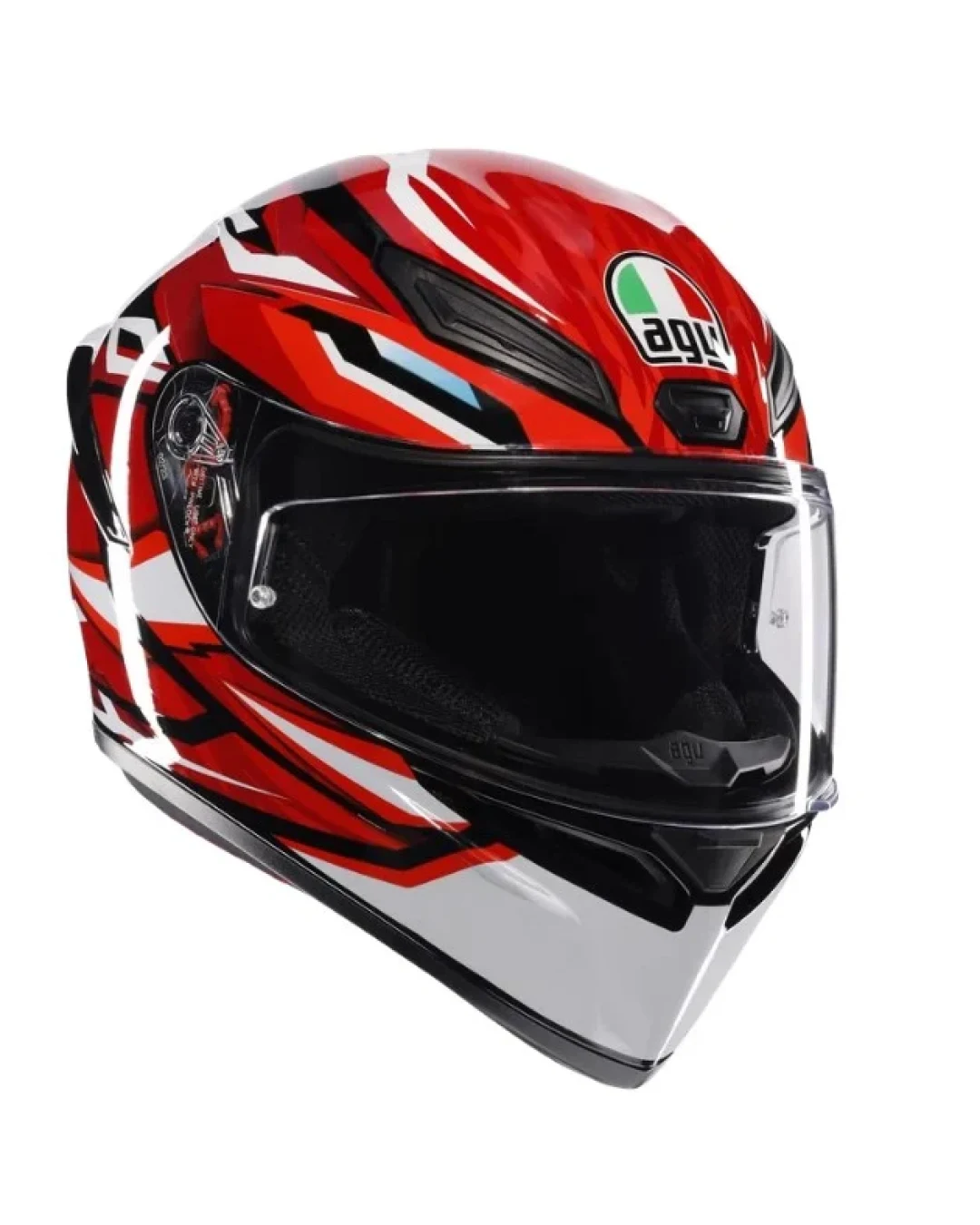 КАСКА AGV K1 S LION BLACK/RED/WHITE