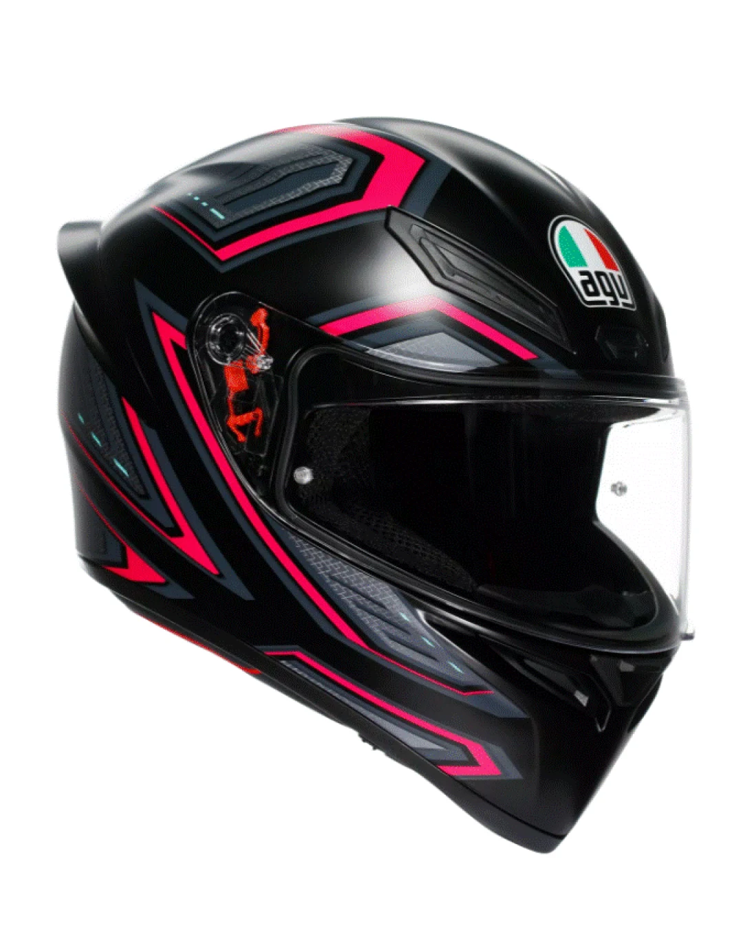 Каска AGV K1 S SLING MATT BLACK/PINK