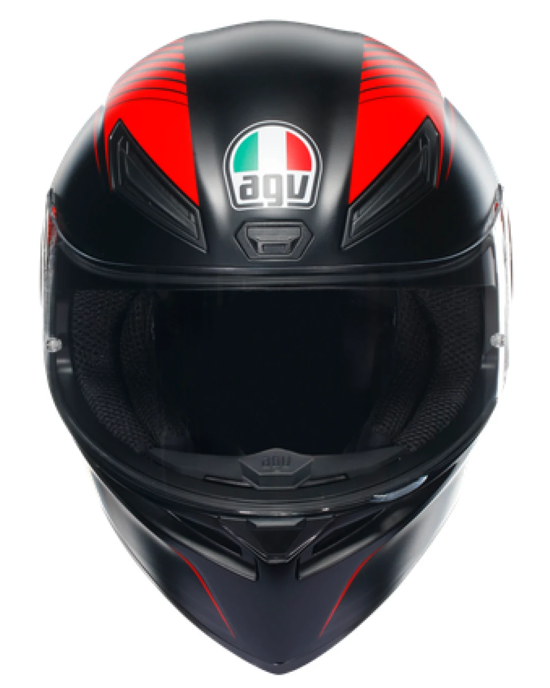 Каска AGV K1 S WARMUP MATT BLACK/RED
