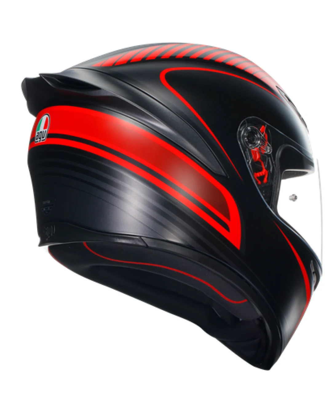 Каска AGV K1 S WARMUP MATT BLACK/RED