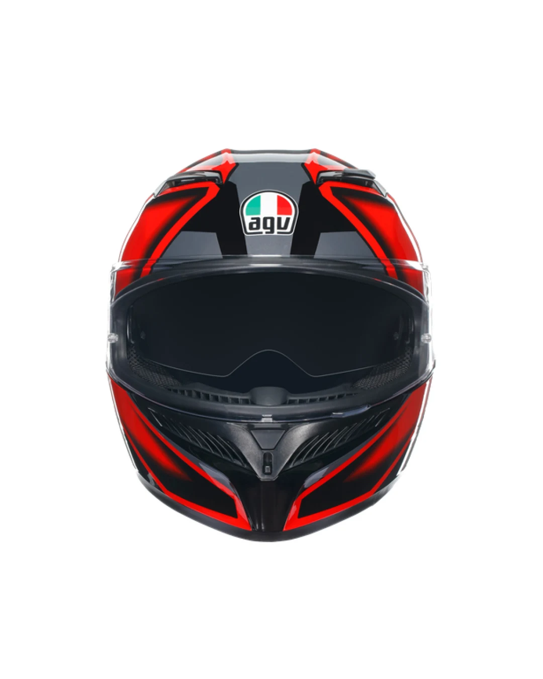 КАСКА  AGV K3 -COMPOUND BLACK/RED