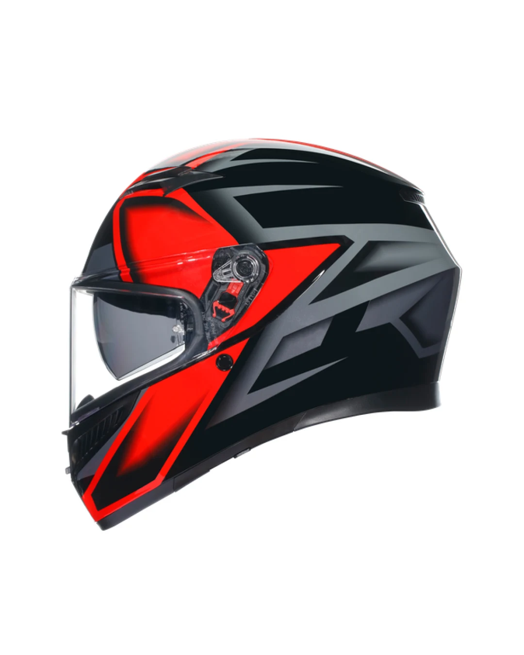 КАСКА  AGV K3 -COMPOUND BLACK/RED