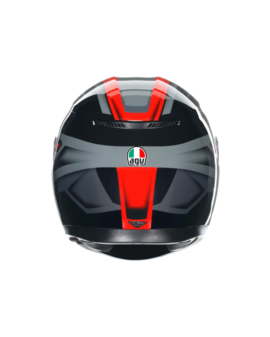 КАСКА  AGV K3 -COMPOUND BLACK/RED