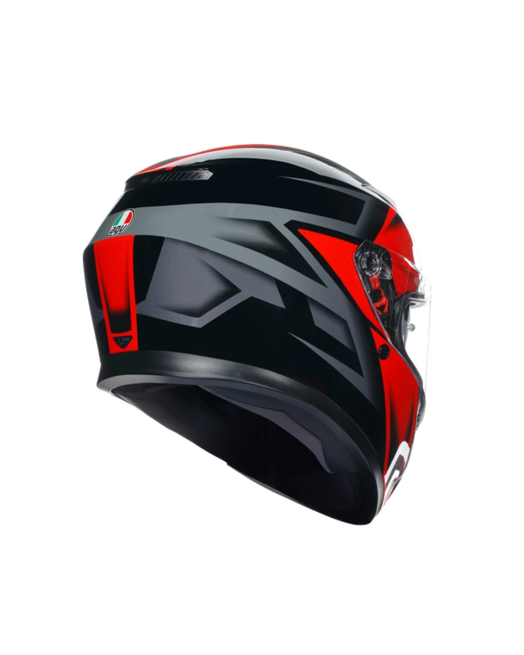 КАСКА  AGV K3 -COMPOUND BLACK/RED