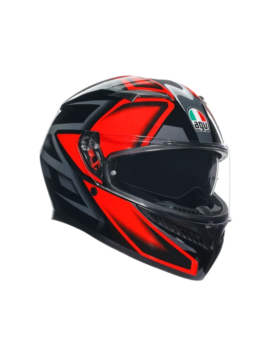 КАСКА  AGV K3 -COMPOUND BLACK/RED