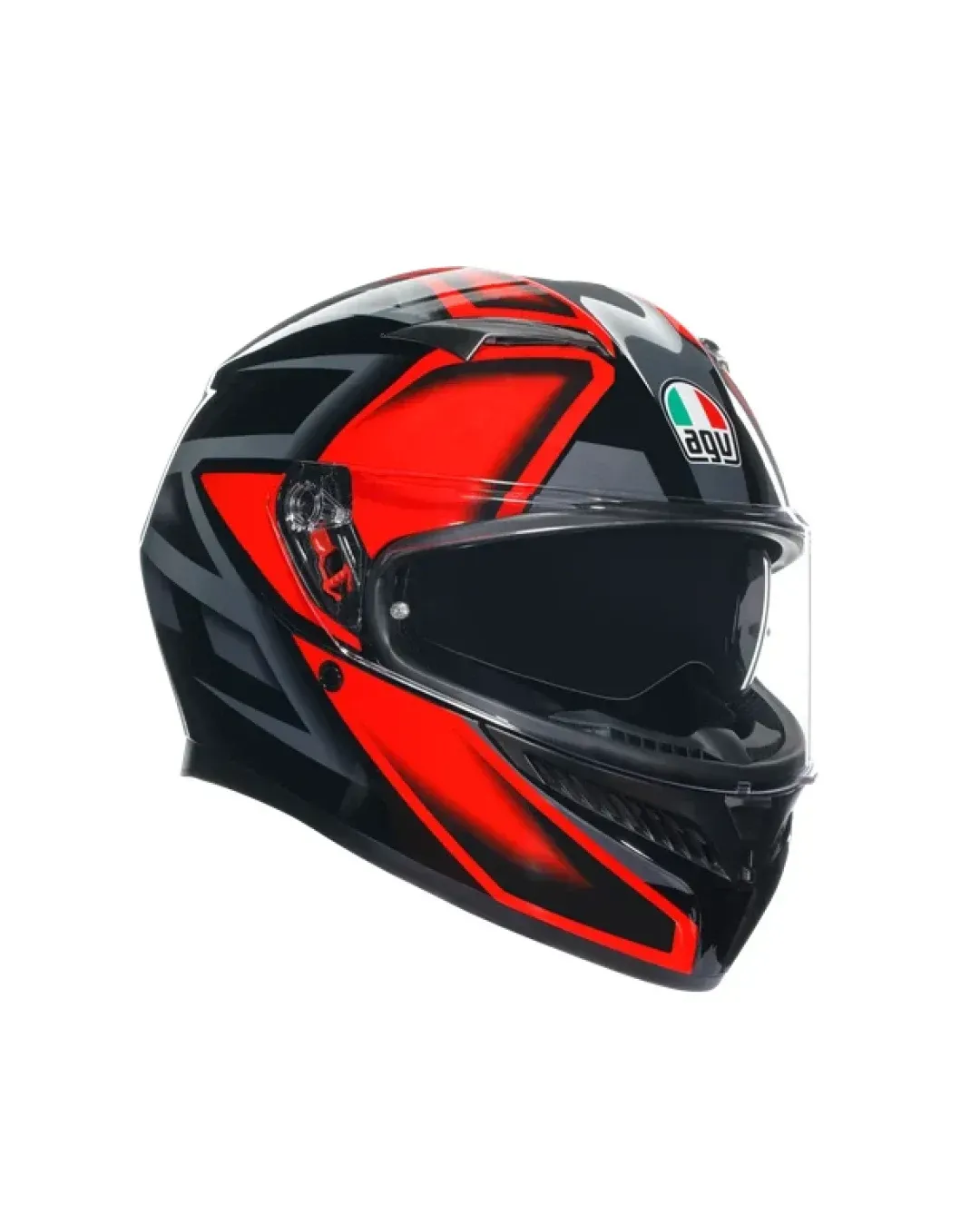 КАСКА  AGV K3 -COMPOUND BLACK/RED