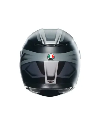 КАСКА  AGV K3 COMPOUND MATT BLACK/GREY