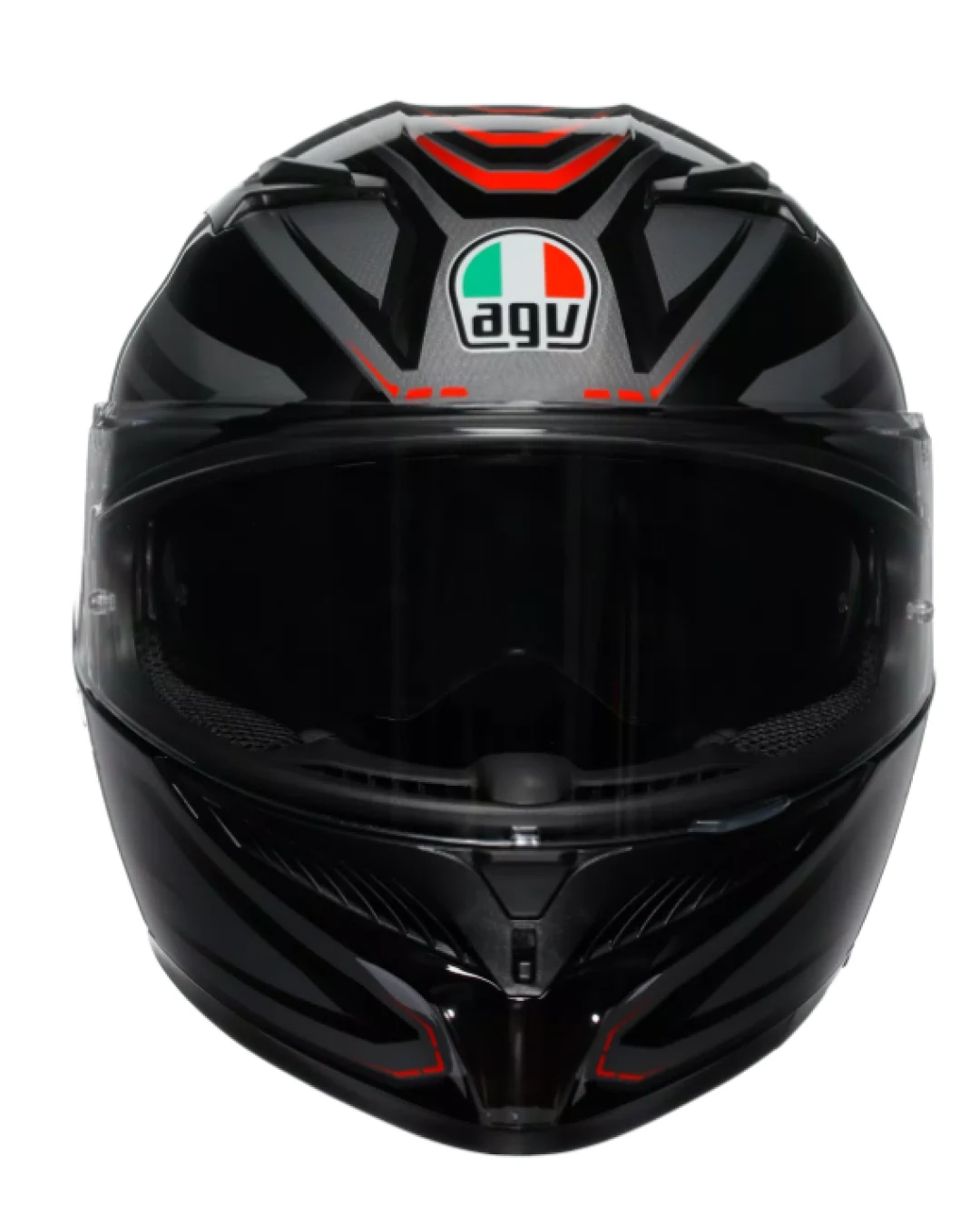КАСКА  AGV K3 E2206 - SYTH BLACK/RED