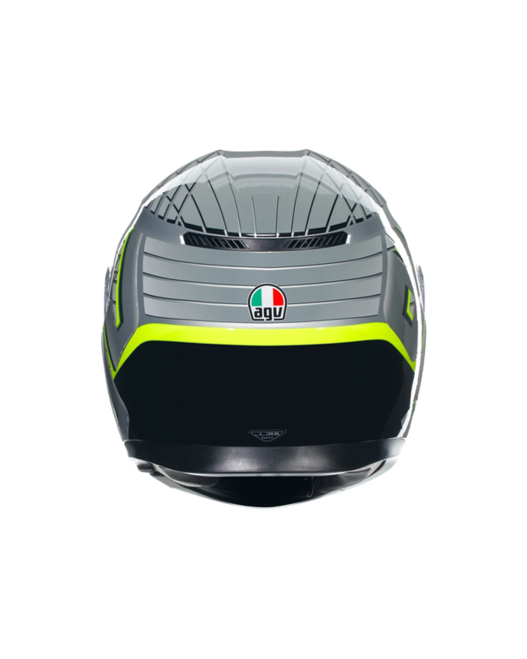 КАСКА  AGV K3 - FORTIFY GREY/BLACK/YELLOW FLUO