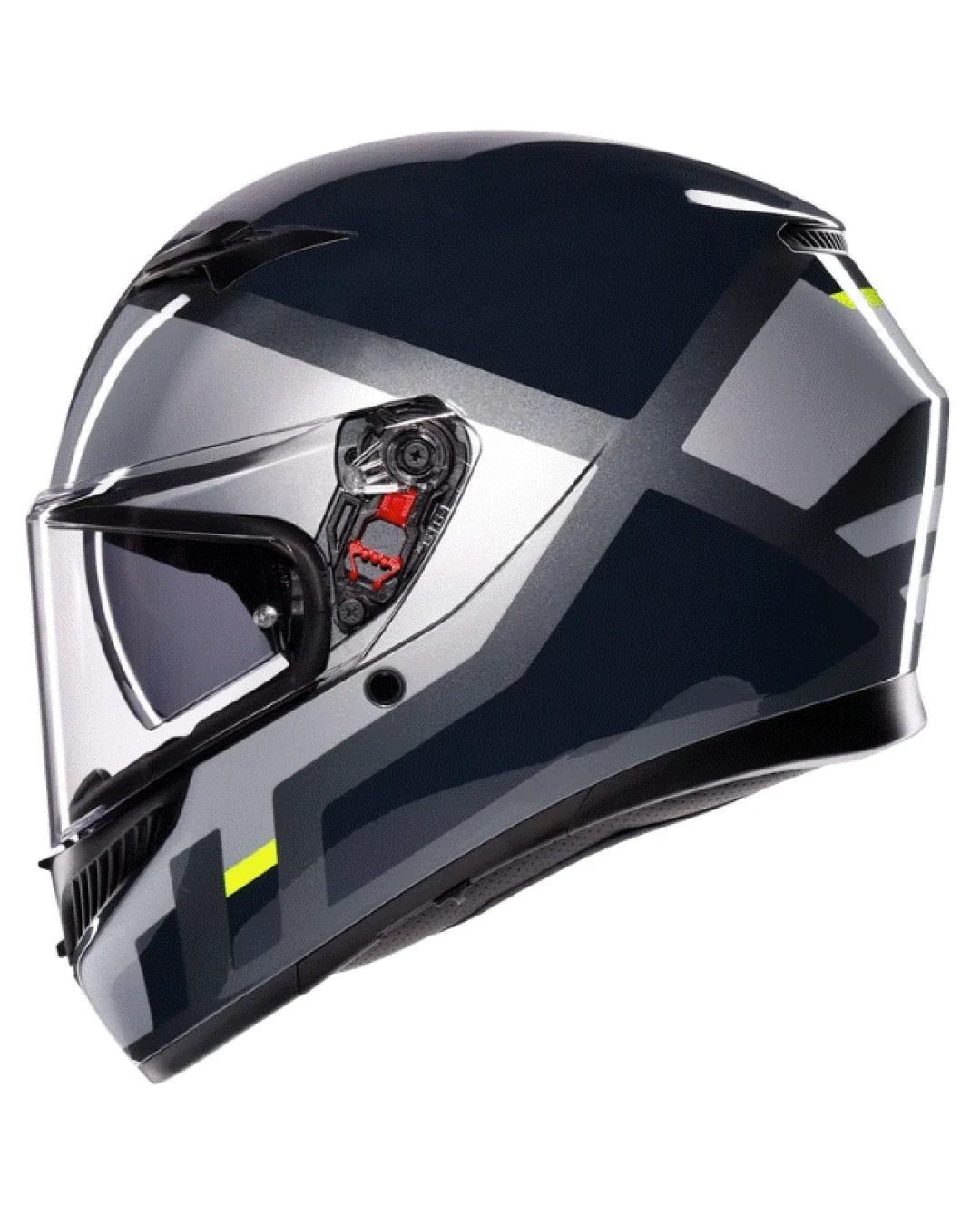 КАСКА AGV K3 SHADE GREY/YELLOW FLUO