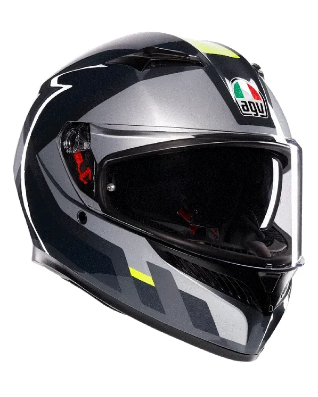 КАСКА AGV K3 SHADE GREY/YELLOW FLUO