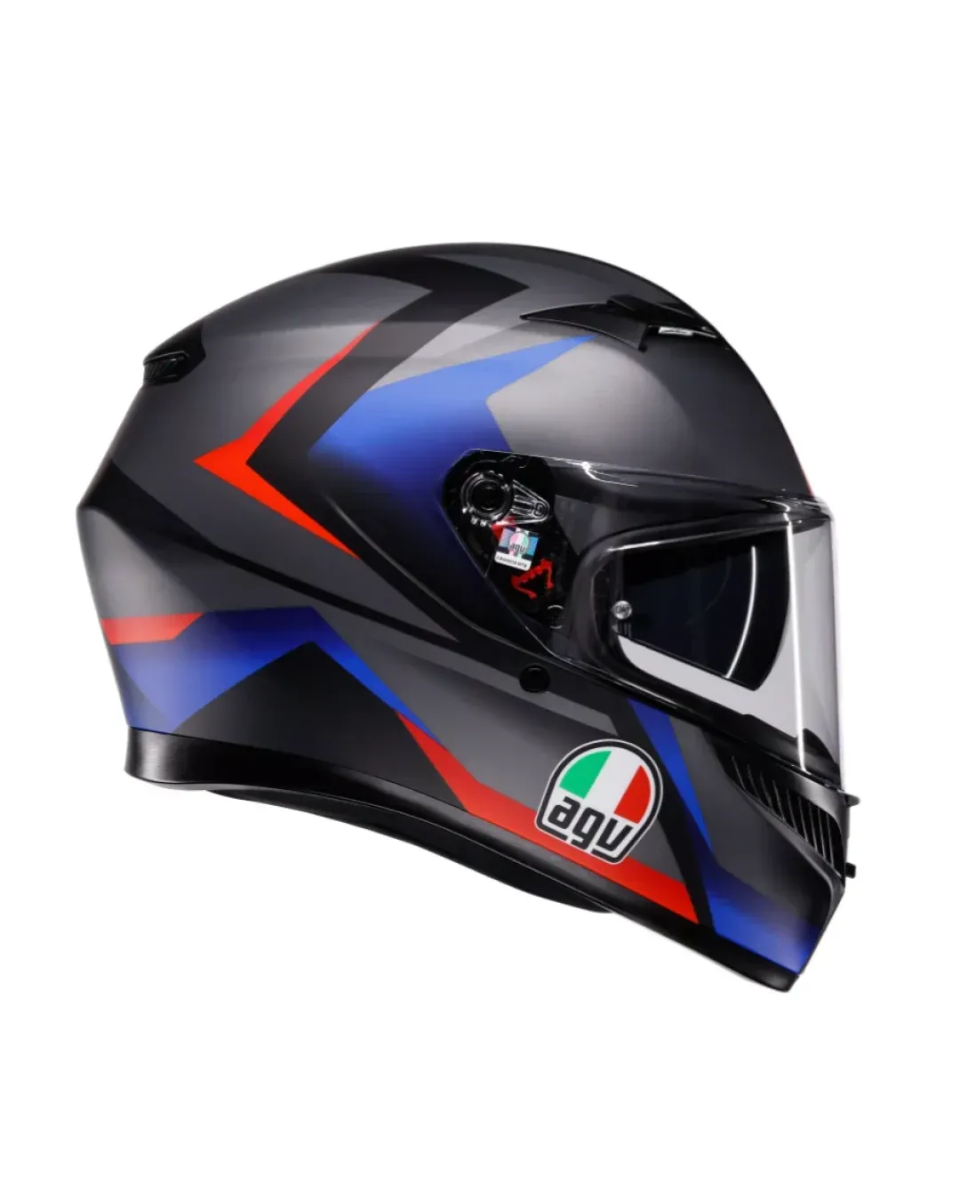 КАСКА AGV K3 STRIGA BLACK/BLUE/RED