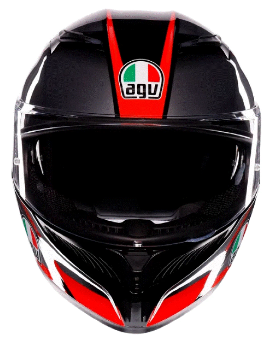 КАСКА AGV K3 STRIGA BLACK/GREY/RED