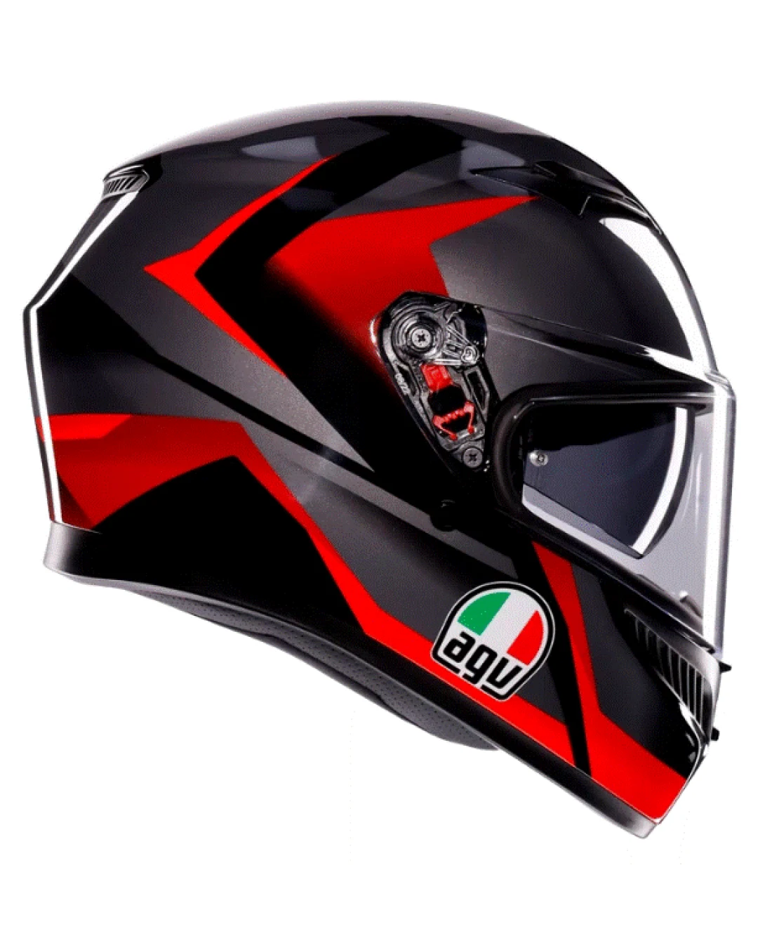 КАСКА AGV K3 STRIGA BLACK/GREY/RED