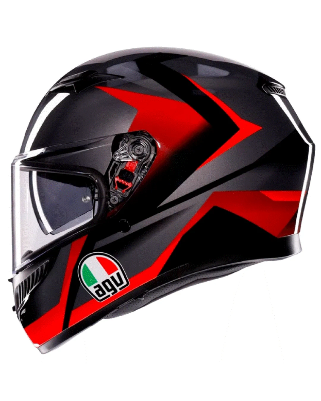 КАСКА AGV K3 STRIGA BLACK/GREY/RED